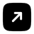 Square Arrow Right Up icon