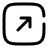 Square Arrow Right Up icon