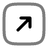 Square Arrow Right Up icon