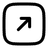 Square Arrow Right Up icon