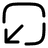 Square Bottom Down icon