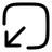 Square Bottom Down icon
