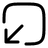 Square Bottom Down icon