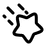 Star Fall Minimalistic icon