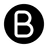 Text Bold Circle icon