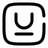 Text Underline Cross icon