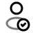 User Check Rounded icon