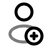 User Plus Rounded icon
