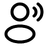 User Speak Rounded icon